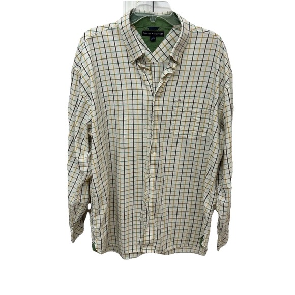 Tommy Hilfiger Other - Tommy Hilfiger Long-sleeve Flannel Shirt Multicolored Checkered Pattern Sz XL